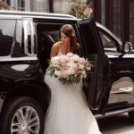 Seattle Shuttle providing luxury wedding transportation for bride and groom in Seattle, WA